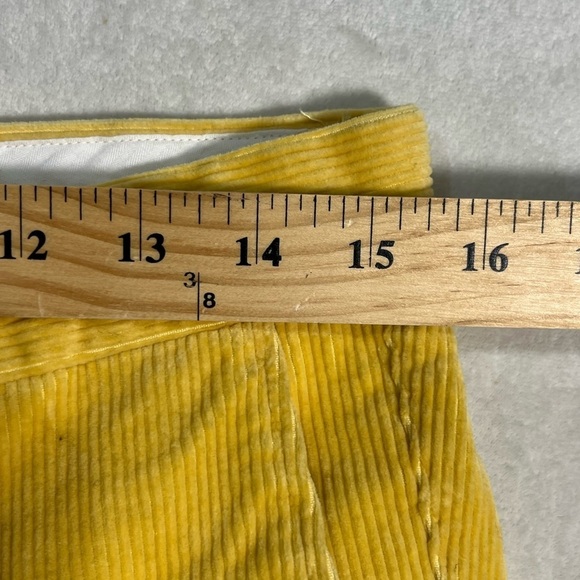 Women’s Ralph Lauren Rugby Size 6 Yellow Corduroy Classic Trad Ivy Pants Trouser - Picture 8 of 9